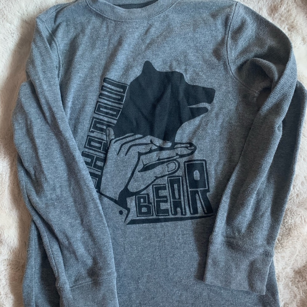 Gray long sleeve shirt for boys size 8/10